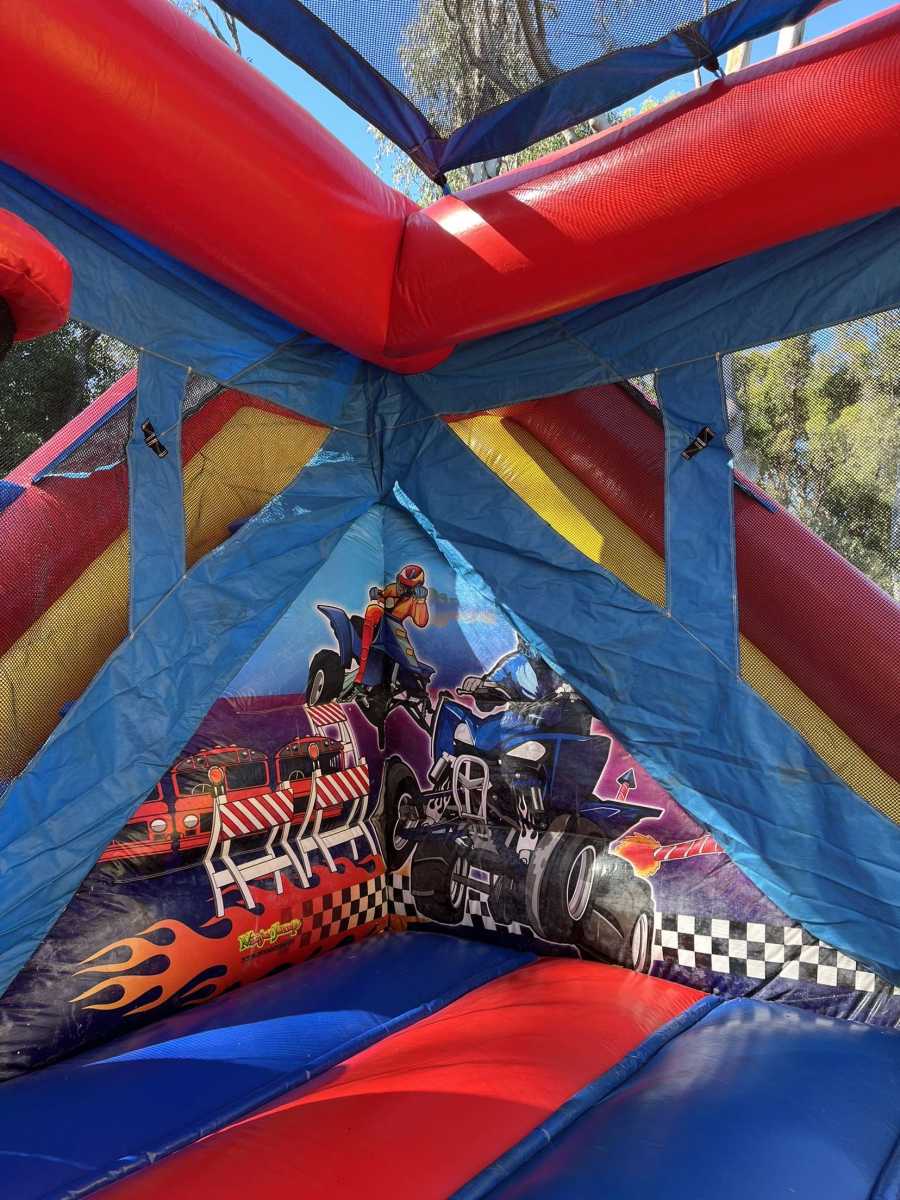 Racing Fun Large Slide Jumping Castle thumbnail 3