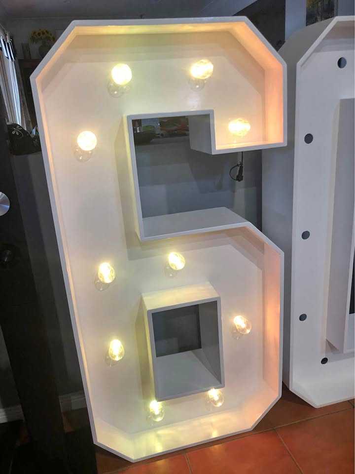 Light Up Number 6 thumbnail 2