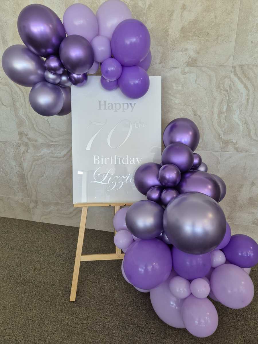 Personalised Sign and Balloon Garland thumbnail 3