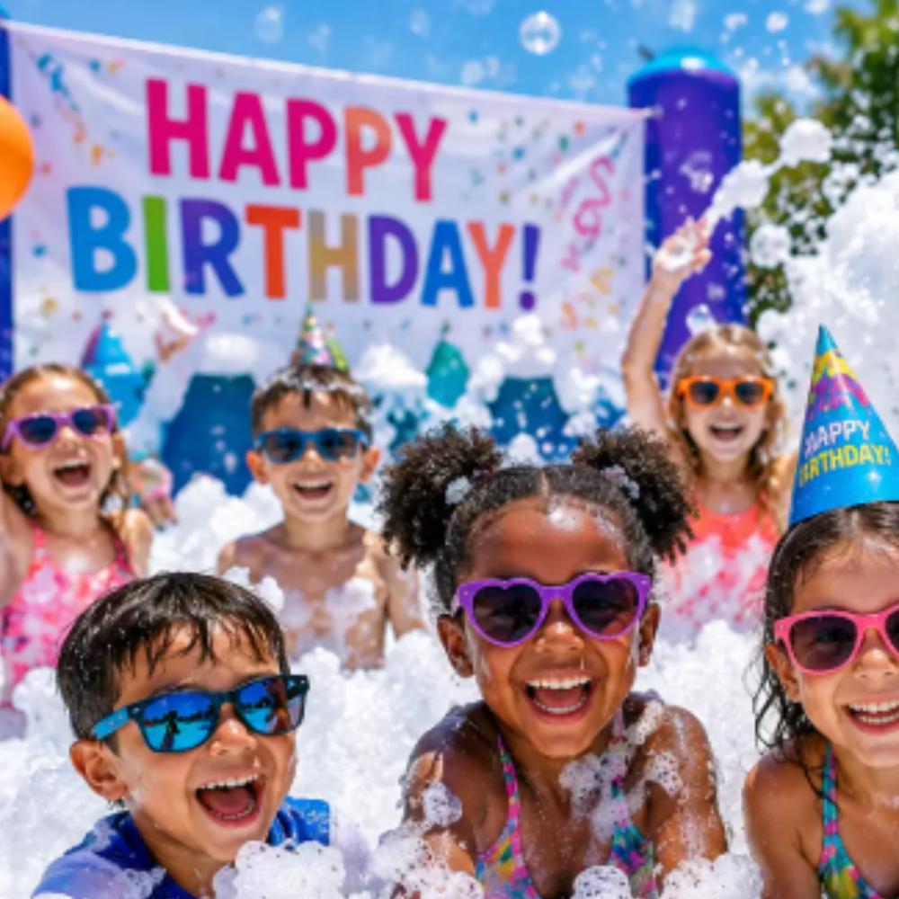 Kids Foam Cannon Party hire - 2 hours of foam time - DIY Package