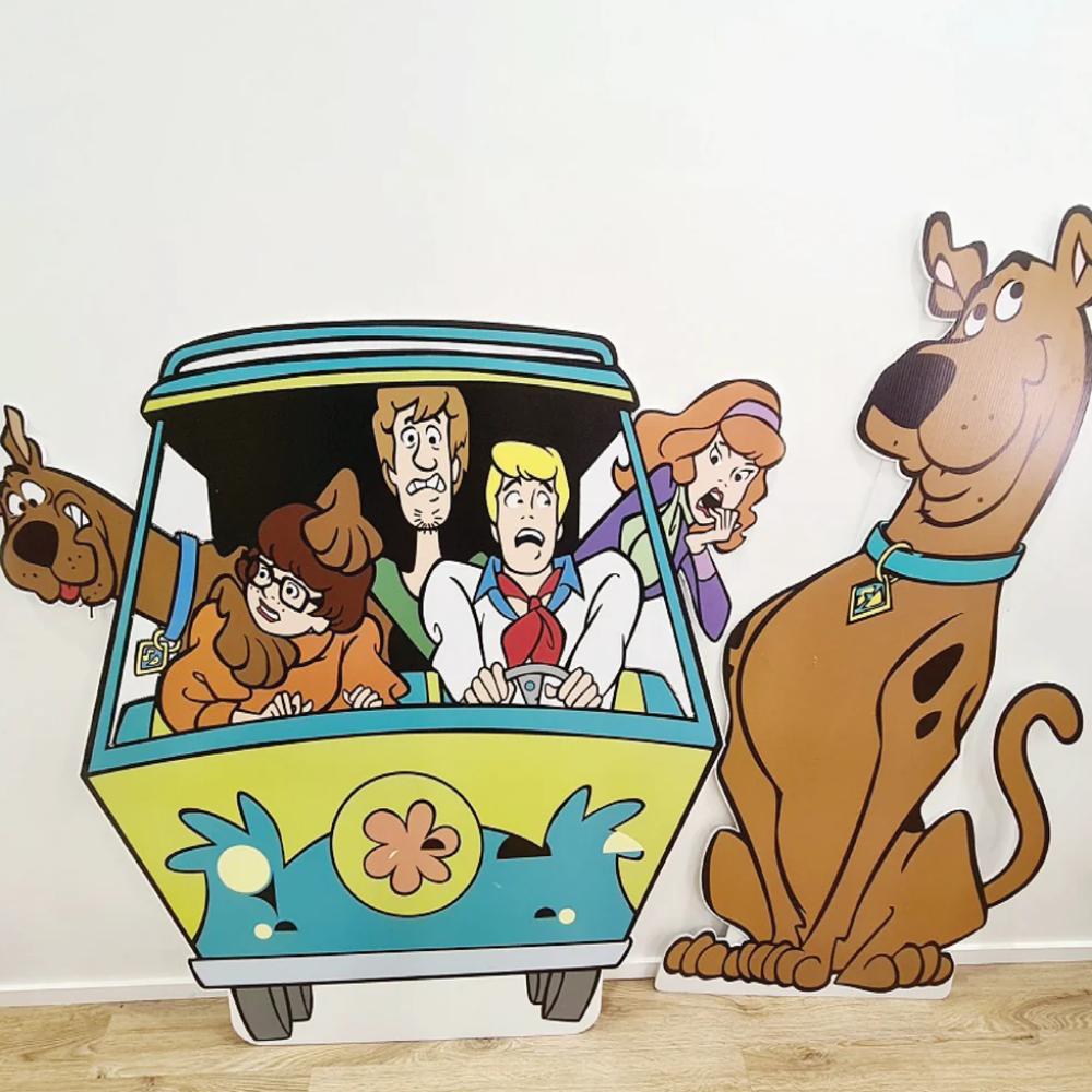 Scooby Doo Mystery Machine Standee package