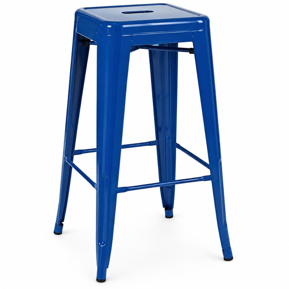 Stool - Tolix Dark Blue