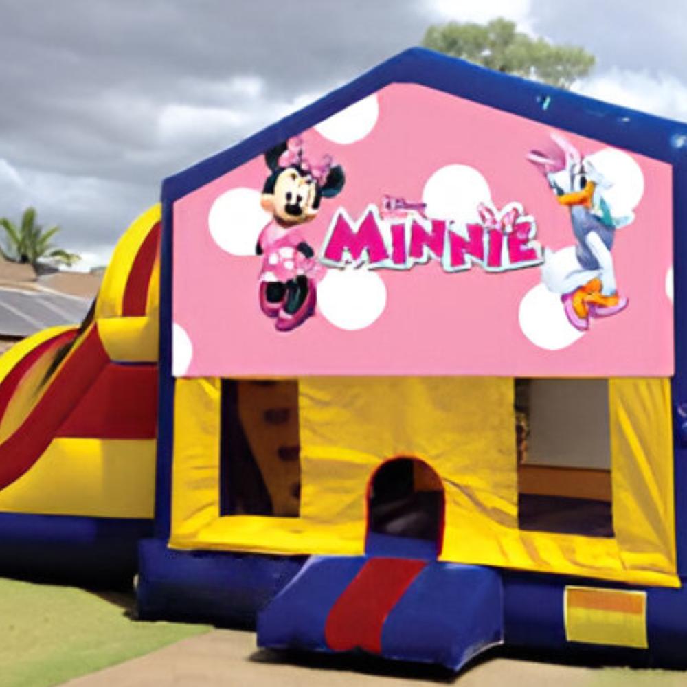 Minnie Large Banner Jumping Castle