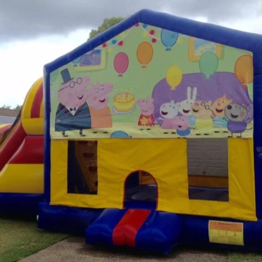 Peppa Pig Large Banner Jumping Castle