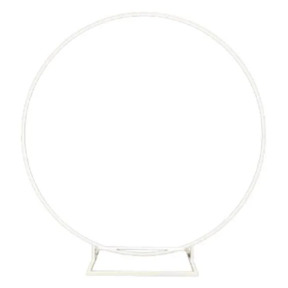 White Circular Arbour