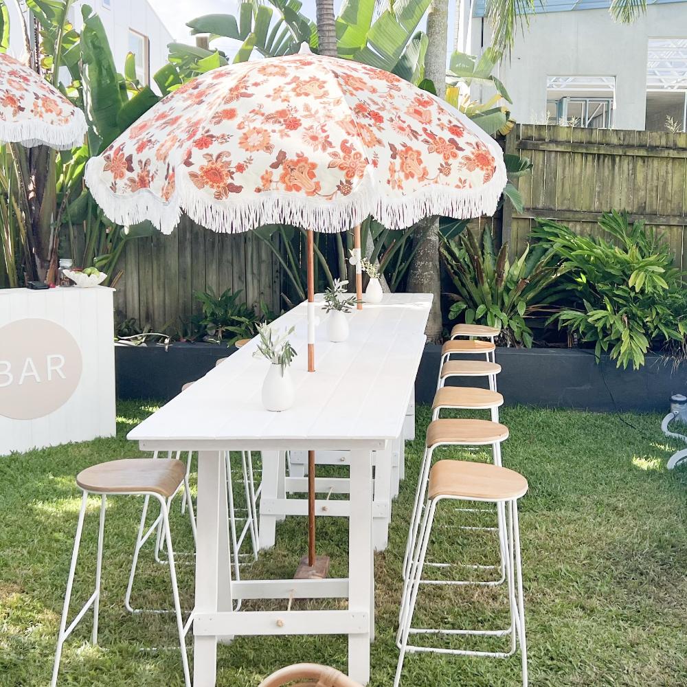 High bar timber rectangular