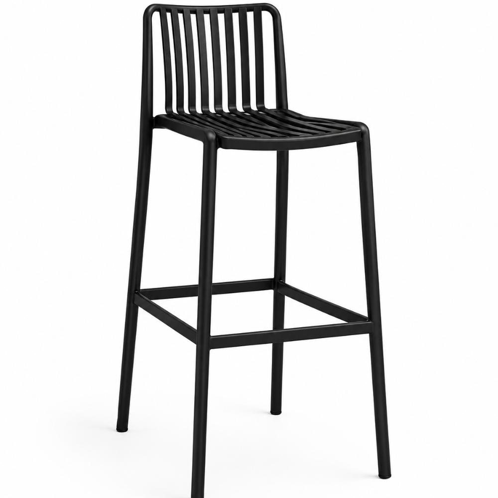 Stool - Outdoor Bar Stool Black