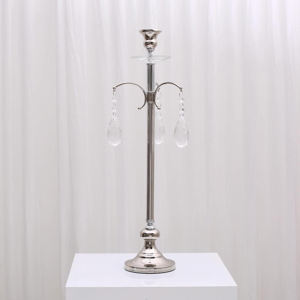 Serena Candlesticks - Large/Silver