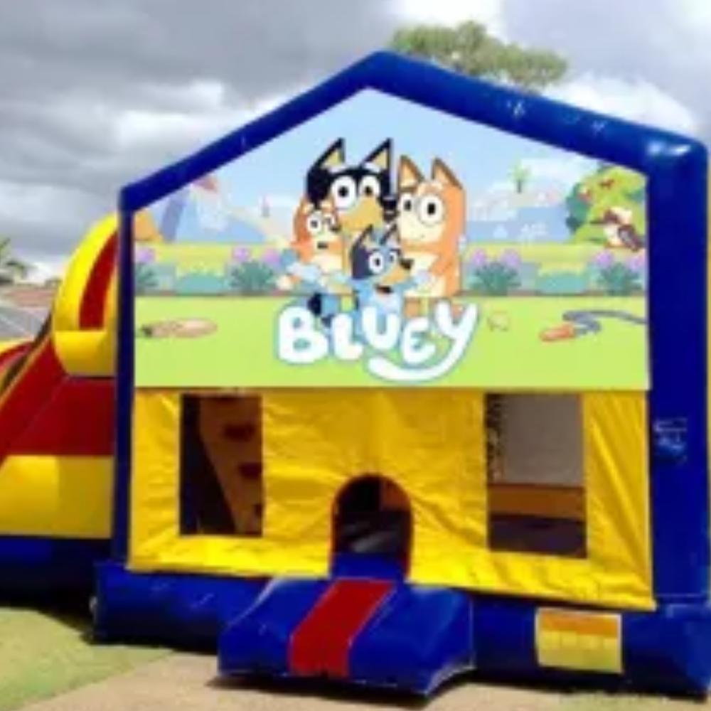 Bluey Large Banner Jumping Castle