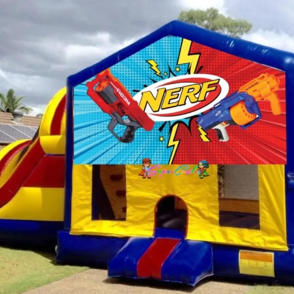 Nerf Large Banner Jumping Castle
