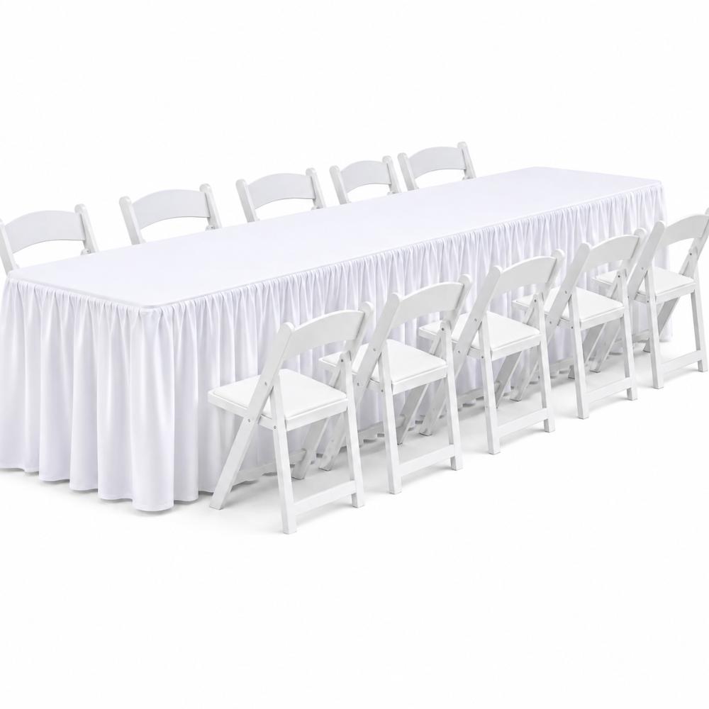 Tablecloth - Children's 1200mm Fitted White Tablecloth