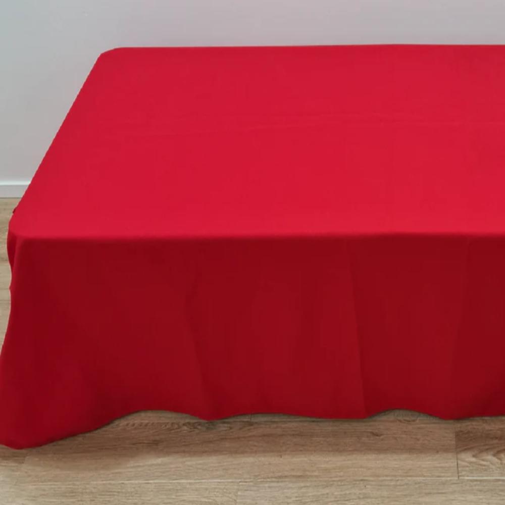 Red 4ft Table & Tablecloth