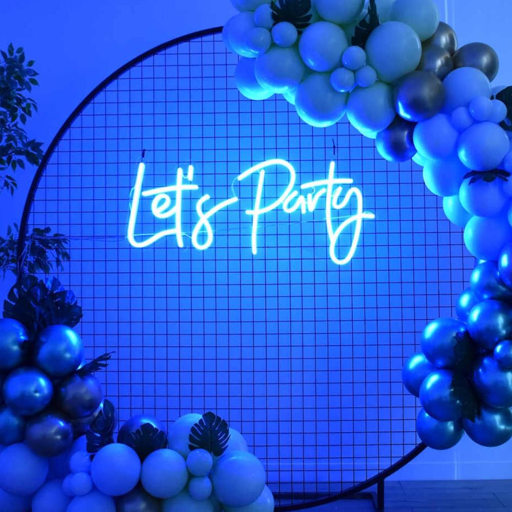 Let's Party Neon Sign