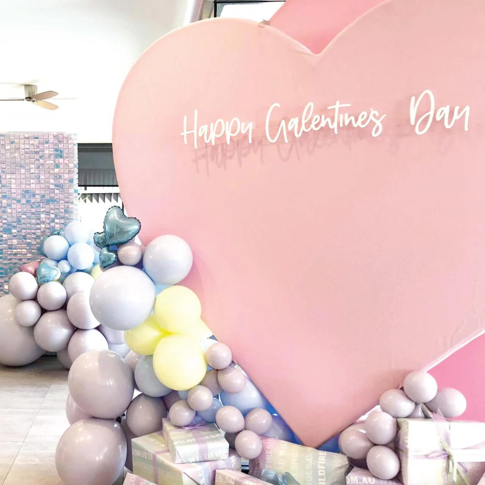 Galentine's Day Heart Backdrop package