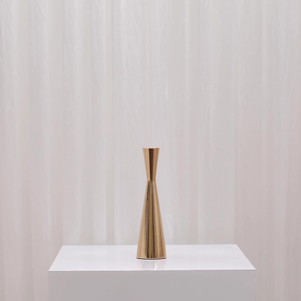 Eva Candlesticks - Medium/Gold
