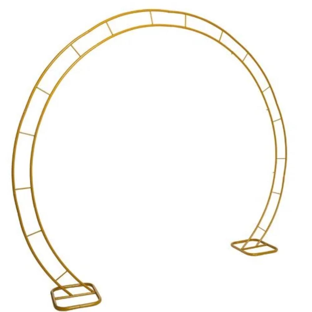 Gold Double Ringed Circular Arbour