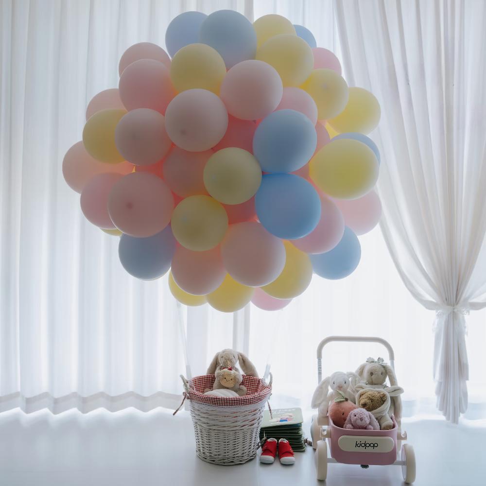 Basket Styling with Balloons