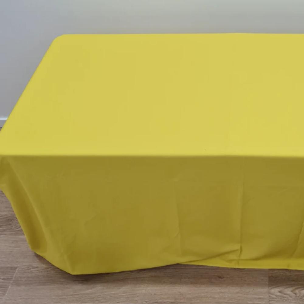 Yellow 4ft Table & Tablecloth 2