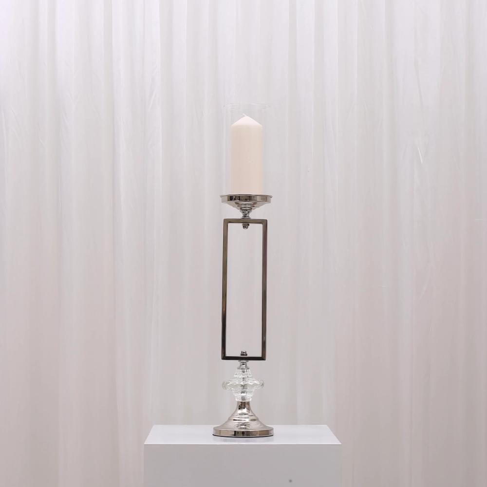Leona Candleholders - Small/Silver