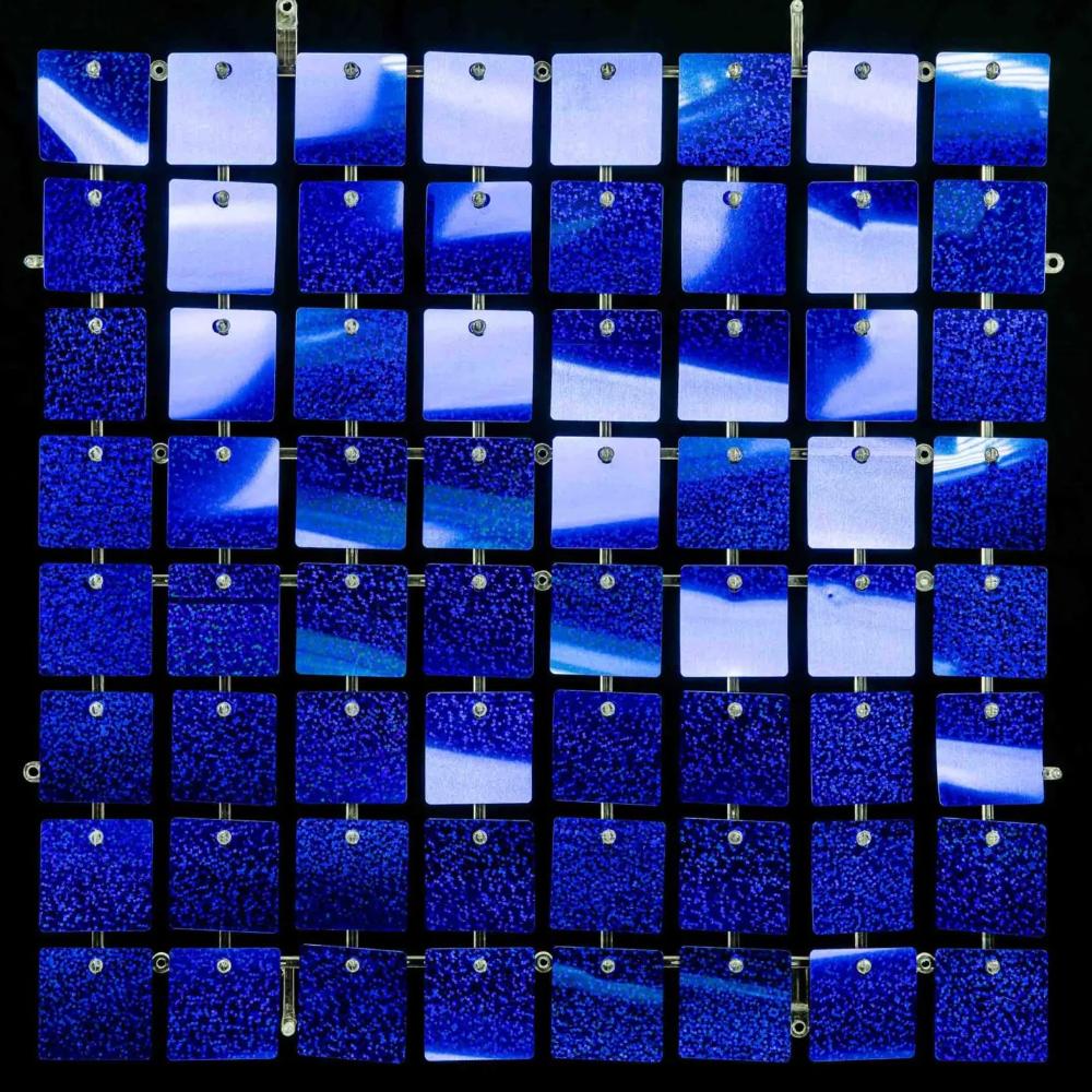 Shimmer Wall Backdrop Blue