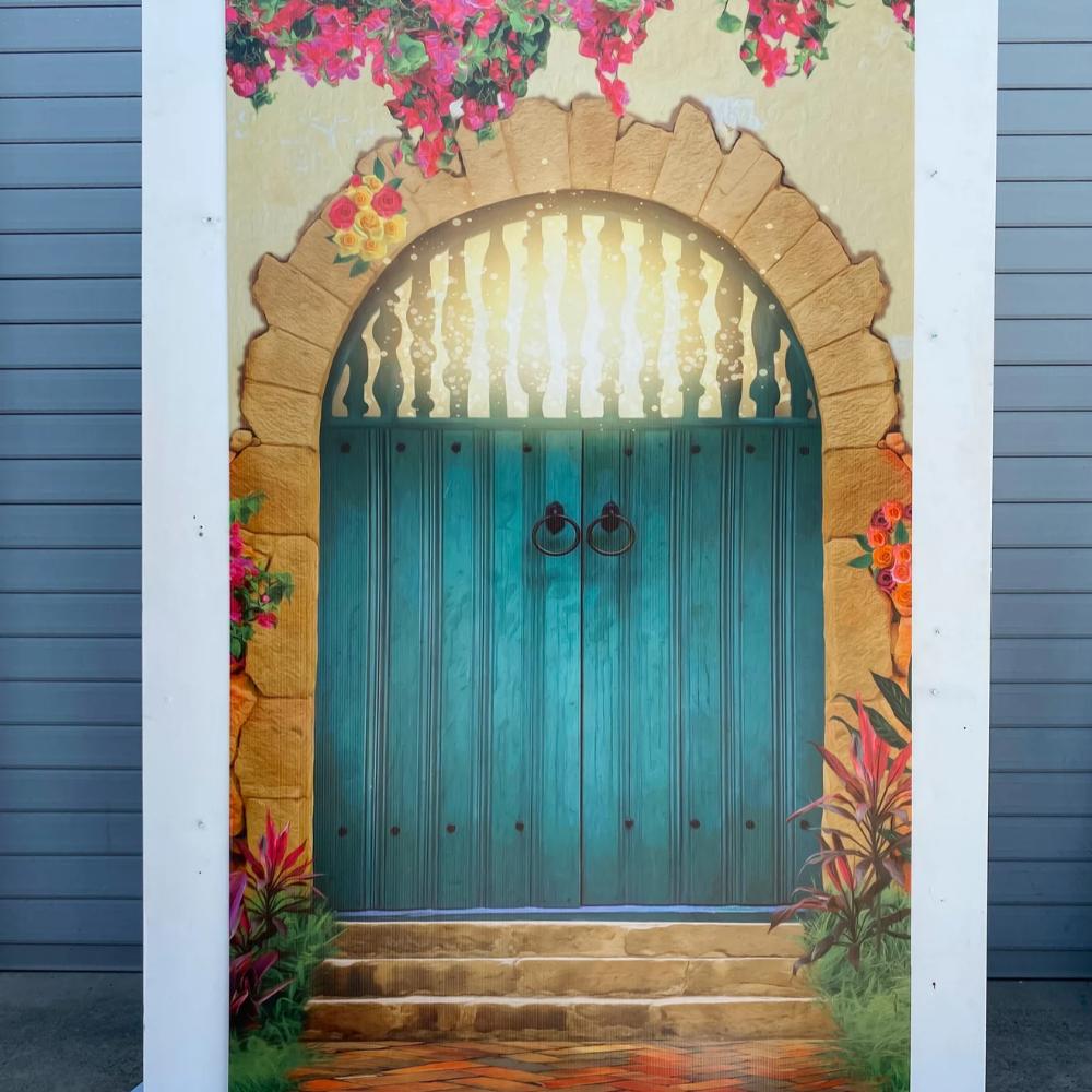 Encanto Door Backdrop Cut Out