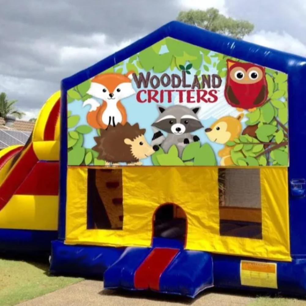 Woodland Critters Large Jumping Castle