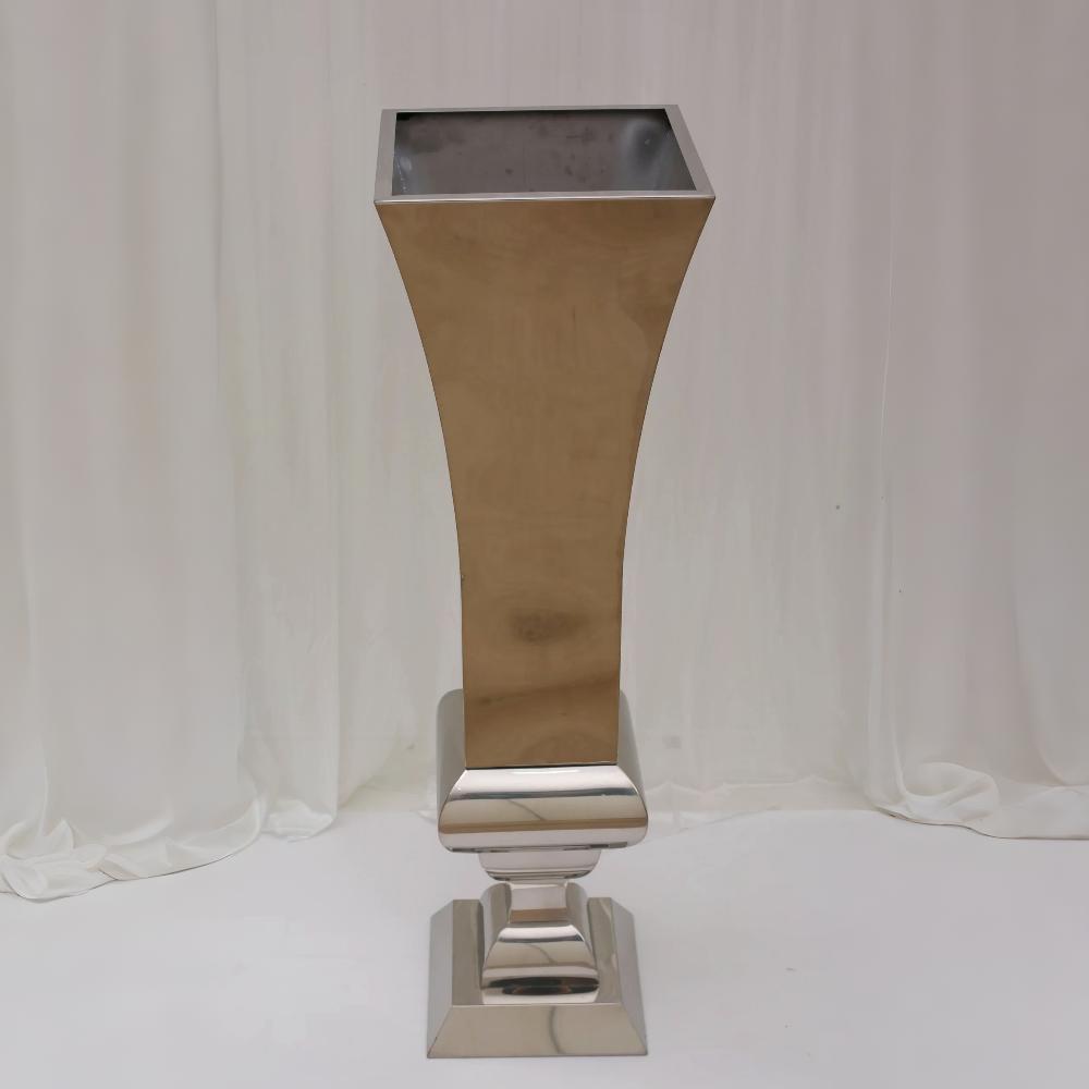 Marcella Floral Urns - Small/Silver
