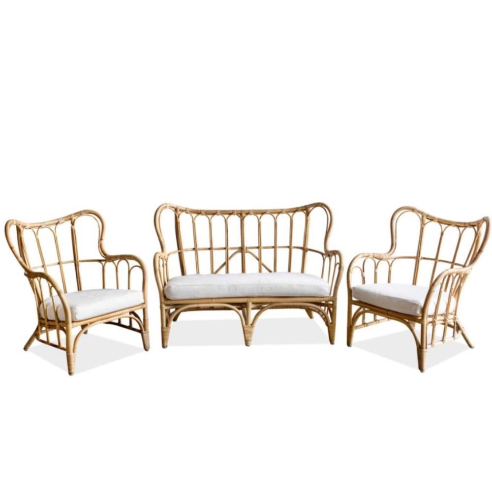 Harper Wingback Lounge Set