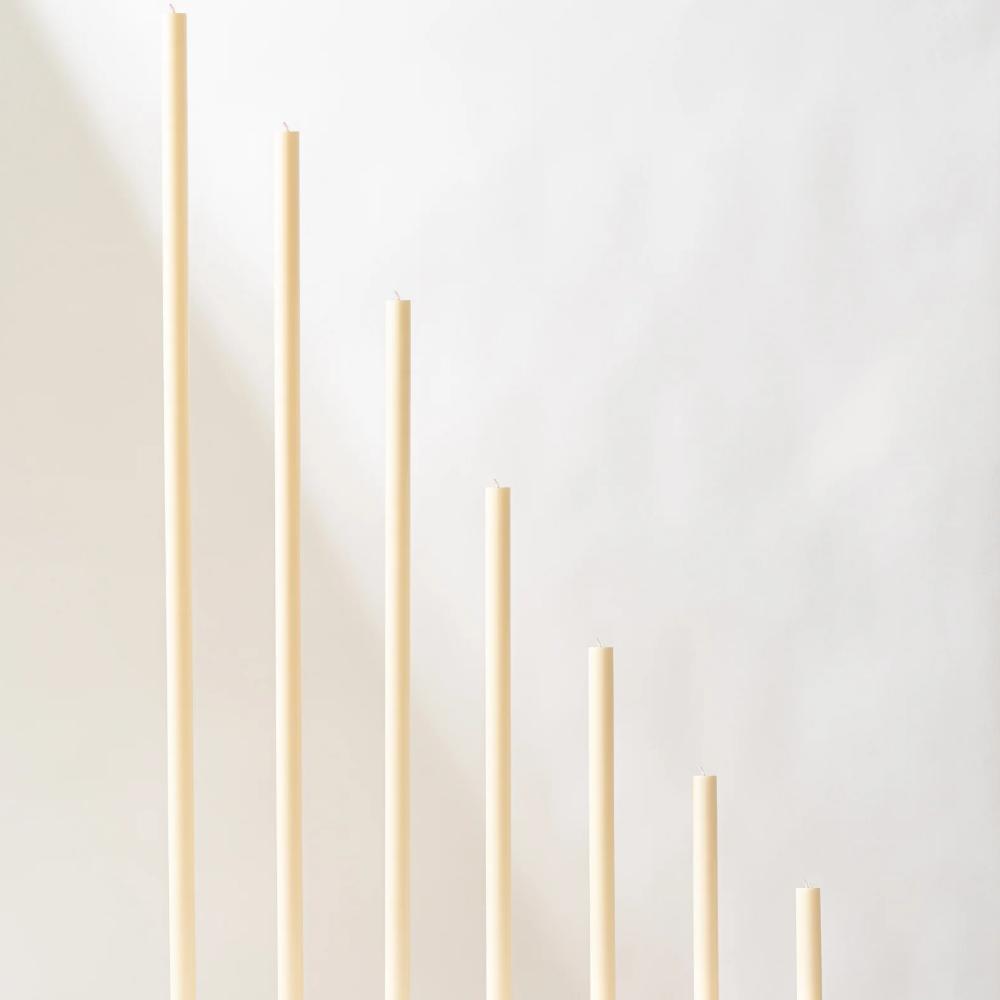 Ivory Cathedral Candles