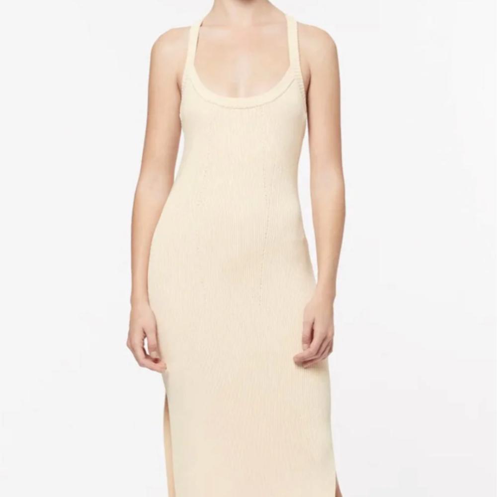 Manning & Cartell Sweet Ride Knit Dress - Beige and Brown Size S,M
