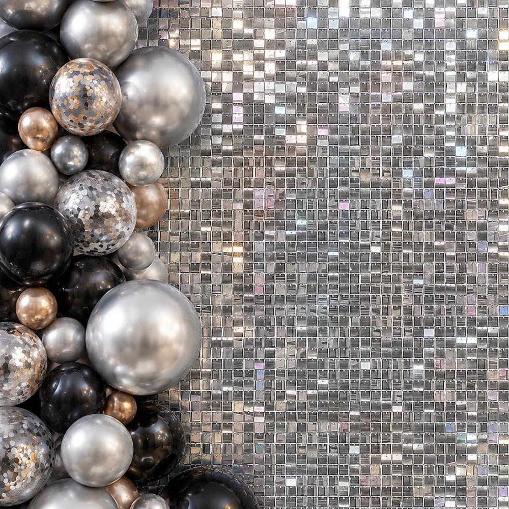 Audrey Silver Shimmer Wall