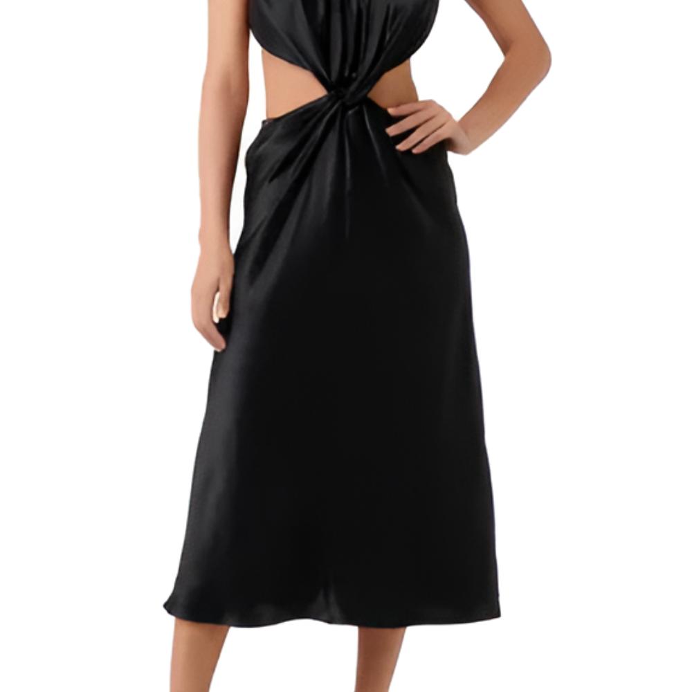 Diida Naomi Scarf Dress - Black Size 6