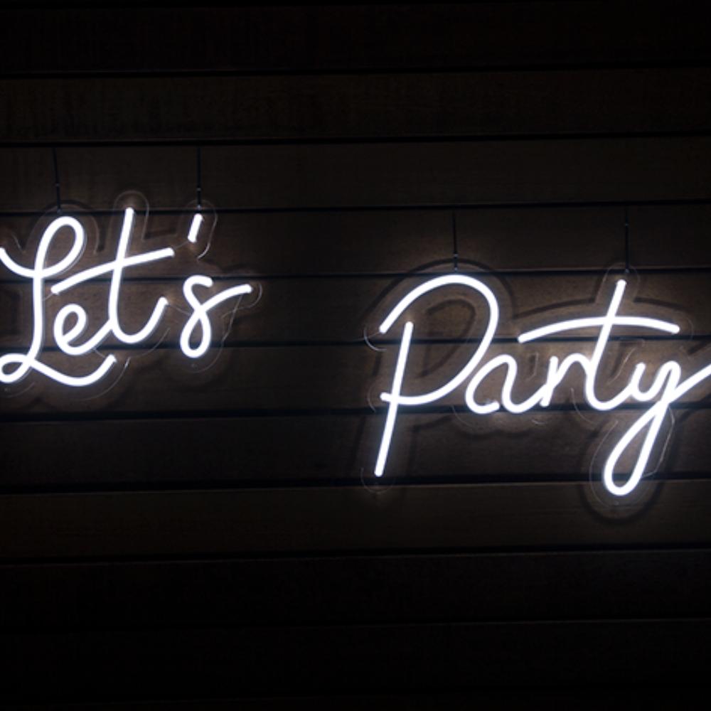Lets Party Neon Sign