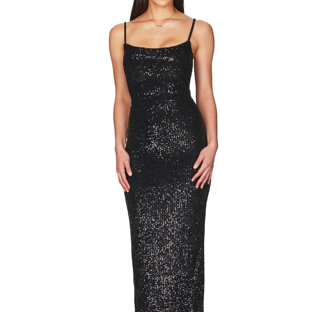 Nookie Lovers Gown - Black Size L