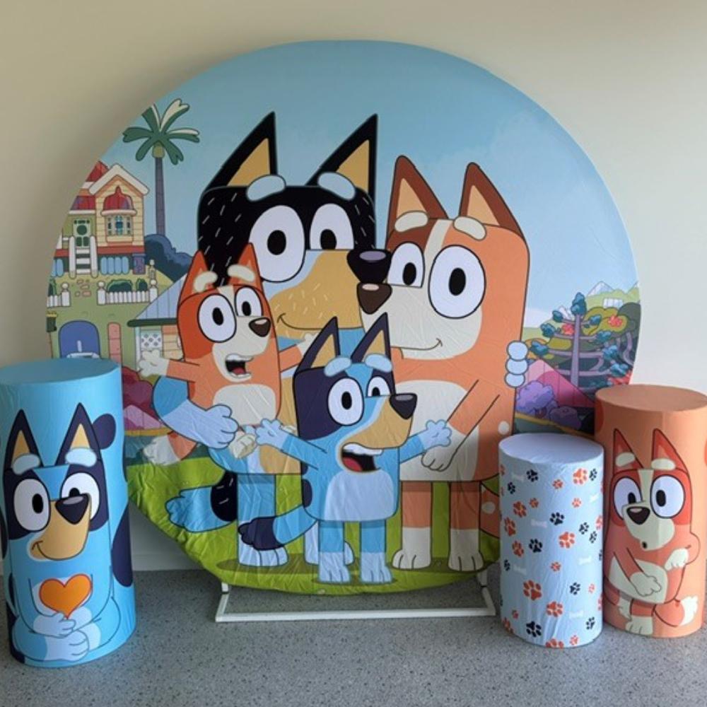 Bluey Backdrop