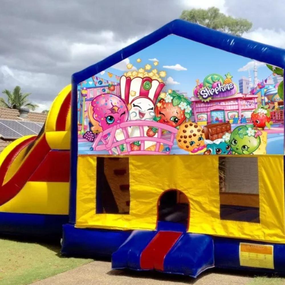 Shopkins Large Banner Jumping Castle