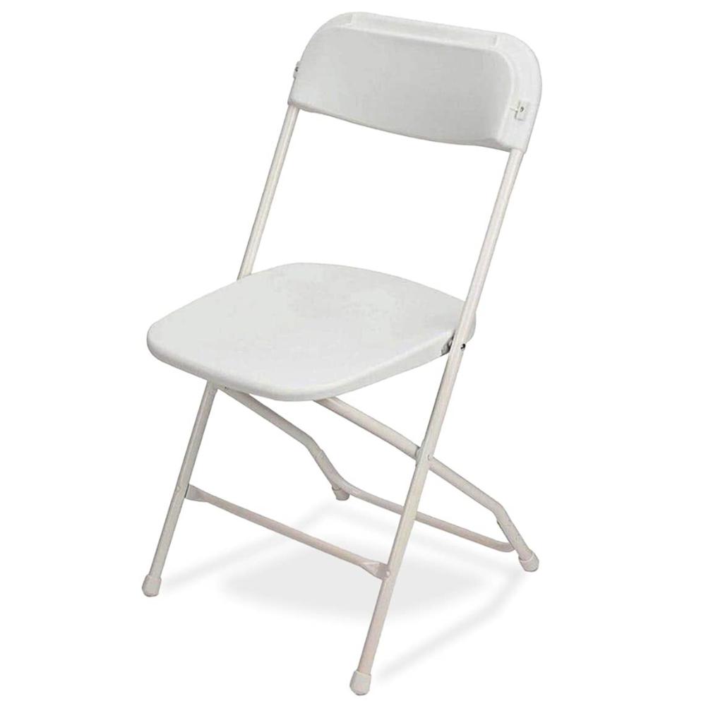 White Fan Back Chair