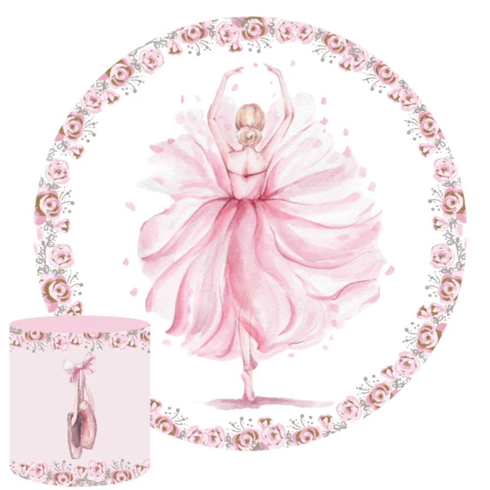 Ballerina Round Backdrop Package