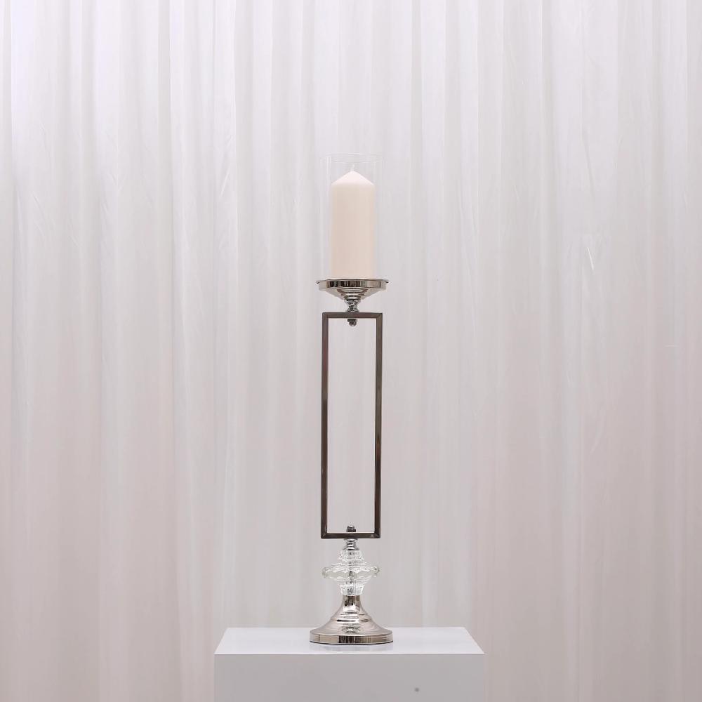 Leona Candleholders - Medium/Silver