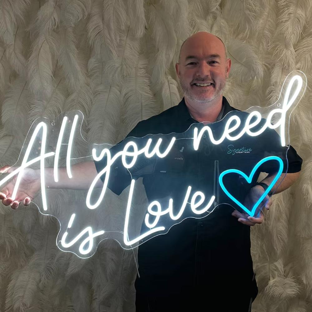 All You Need is Love neon sign