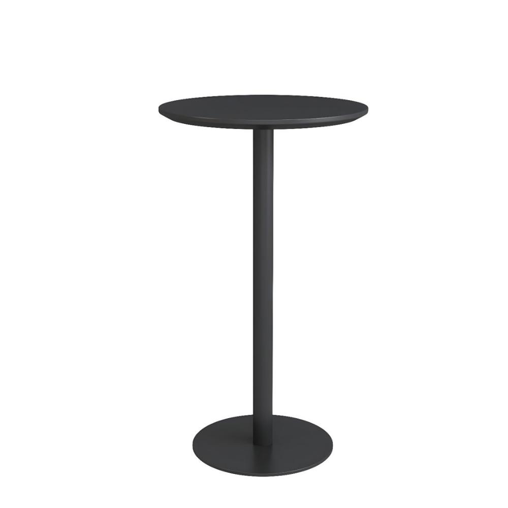 Bar Table - Audrey - Black - 700mm Round