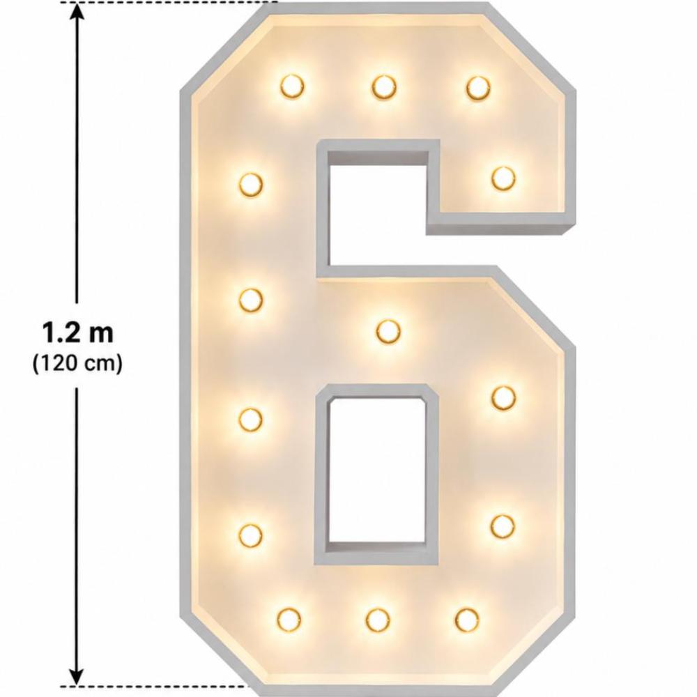 Light Up Number 6