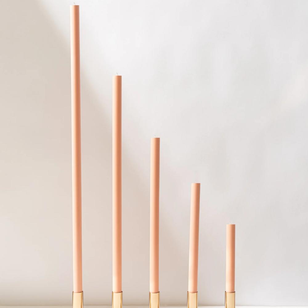Peach Nectar Cathedral Candles