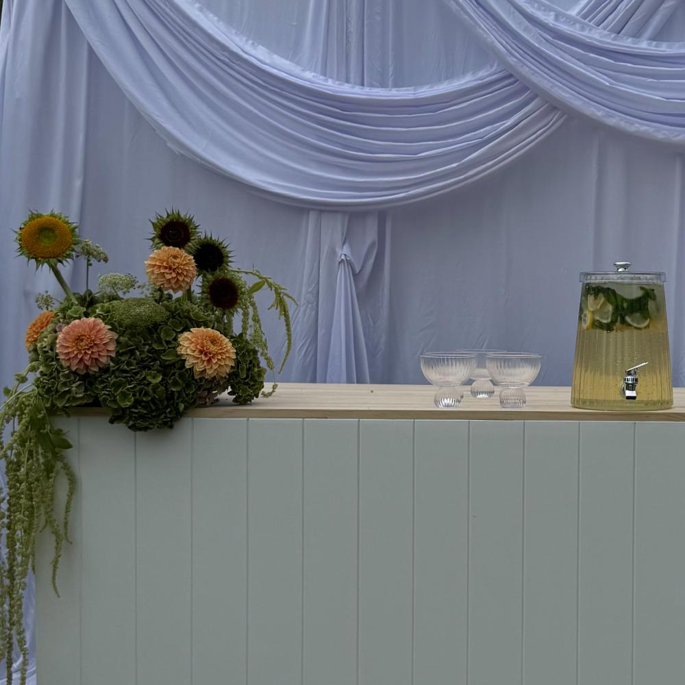 Table & Floor Mat Faux Floral Arrangements (x4)