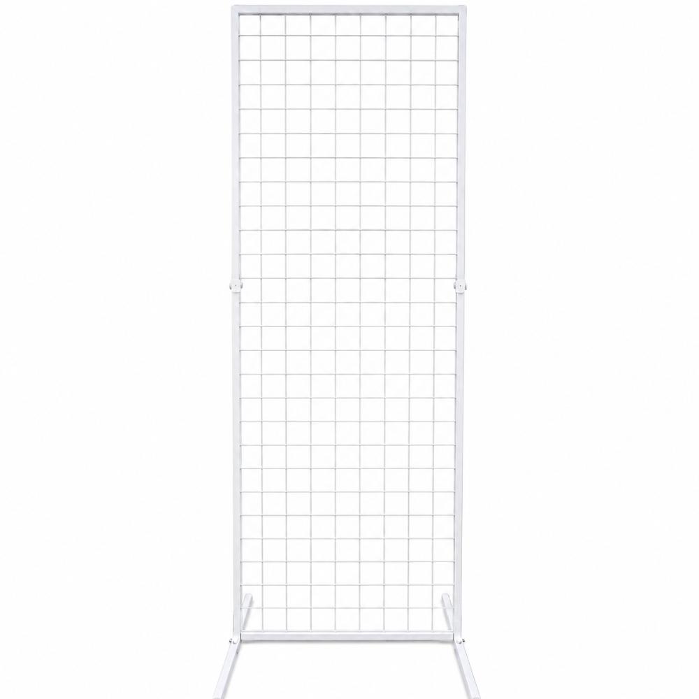 Backdrop - White Mesh Rectangle 2x0.5m backdrop Stand