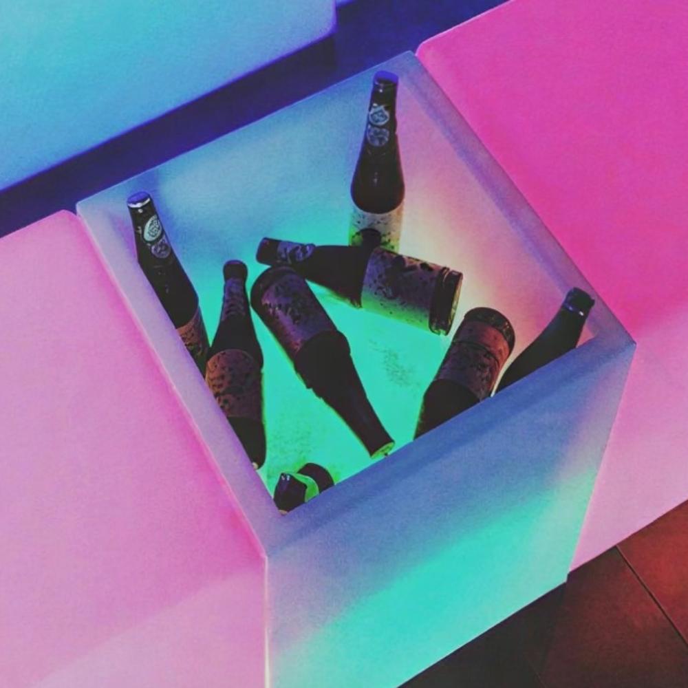 LED Glow Open Cube