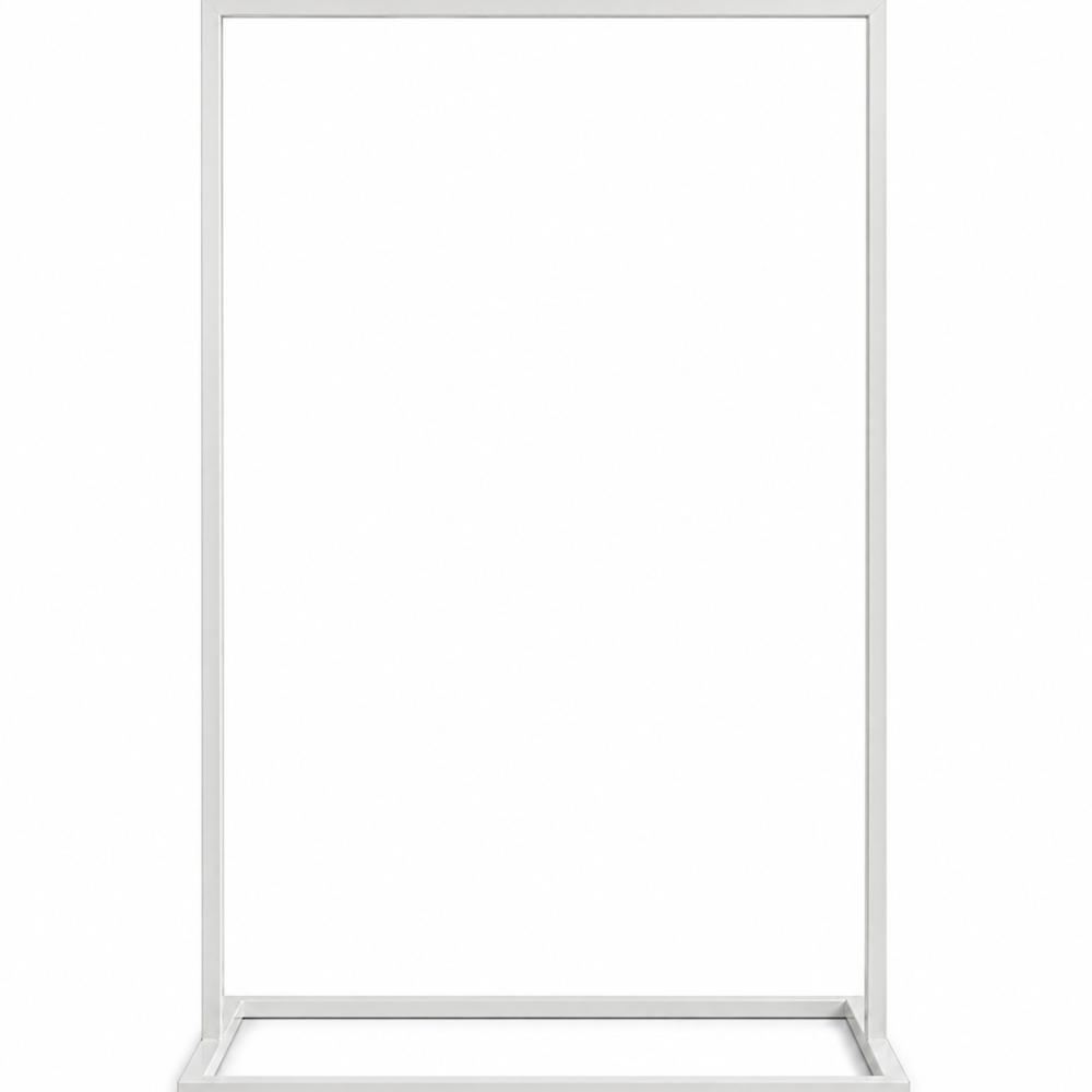 Backdrop - White Welcome Sign Stand Hire