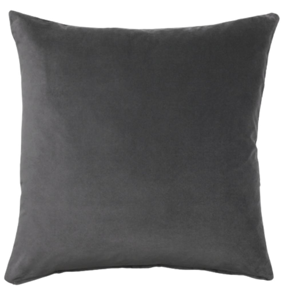 Charcoal Velvet Cushion