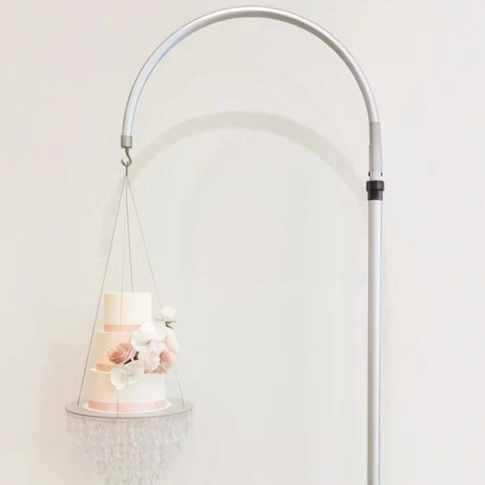 Violet Hanging Chandelier Cake Stand