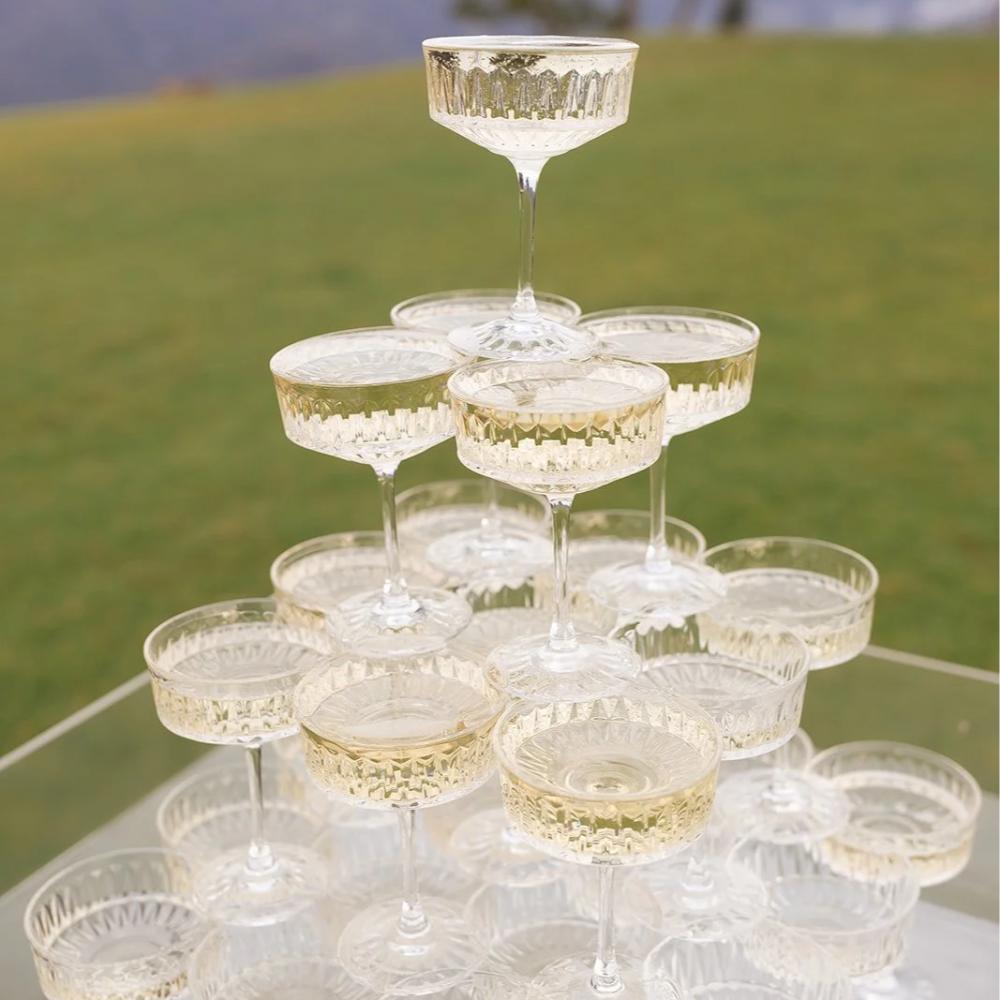 Champagne Tower Package - 4 tiers / 30 glasses